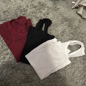 3 LULULEMON TANK TOPS